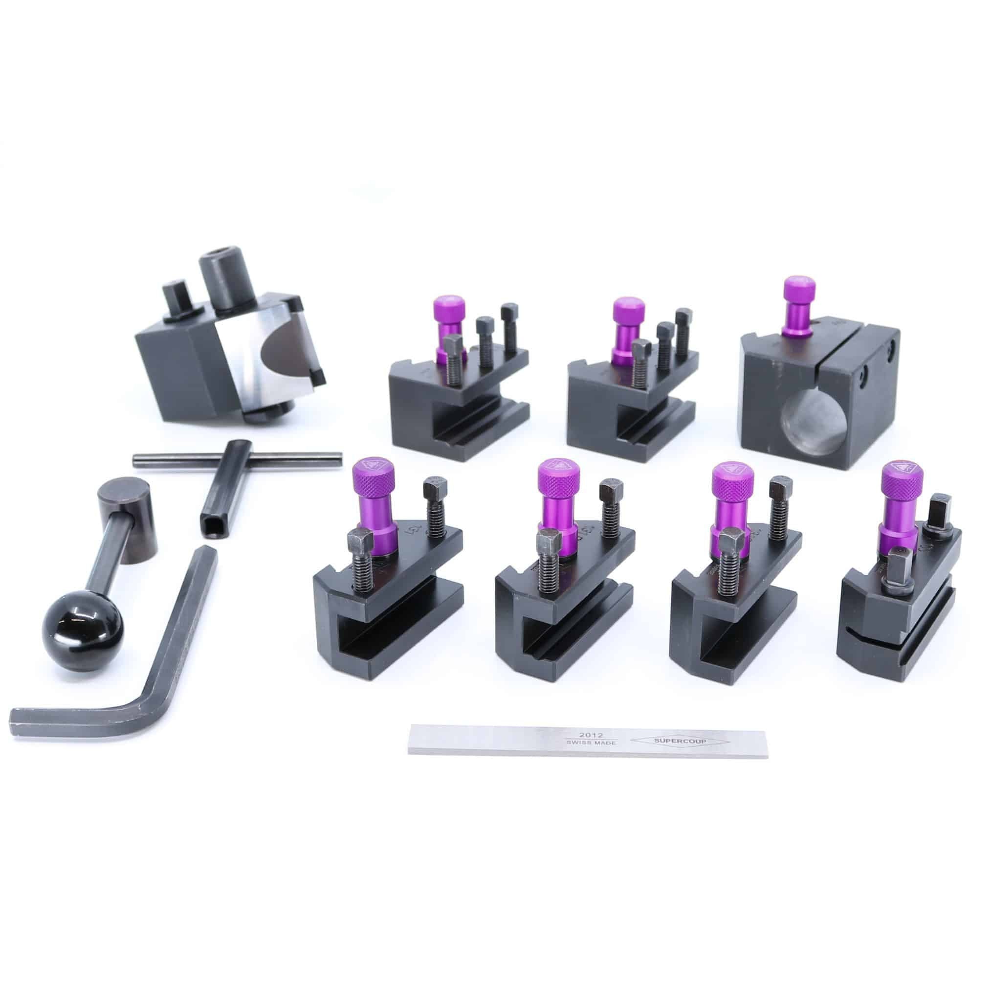 Coffret PRO Tripan Serie 1, ecrous de reglage anodises violets
