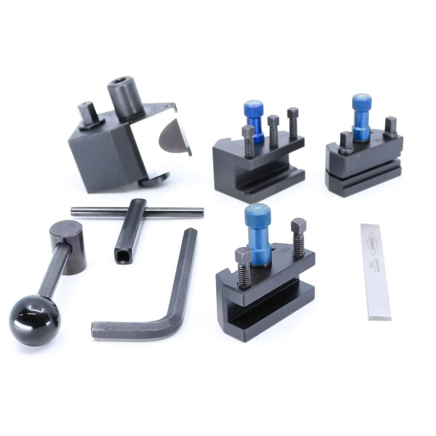 Coffret EASY START Tripan Serie 1, ecrous de reglage anodises bleus