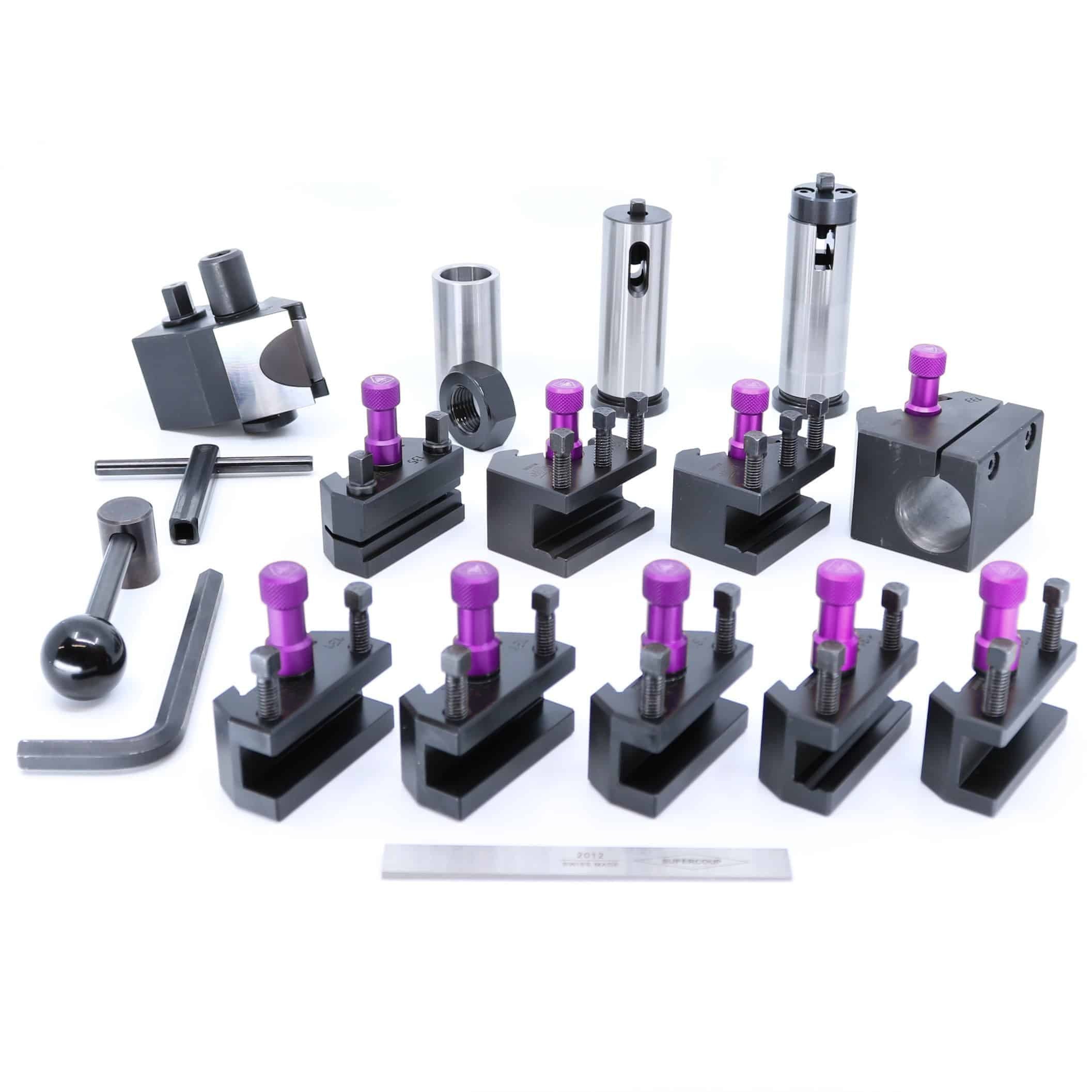 Coffret MASTER PLUS Tripan Serie 1, ecrous de reglage anodises violets