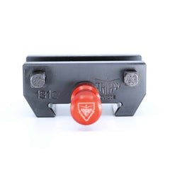 Ensemble porte-outil Tripan® 131C vu de face avec écrou de réglage rouge