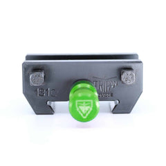 Ensemble porte-outil Tripan® 131C vu de face avec écrou de réglage vert