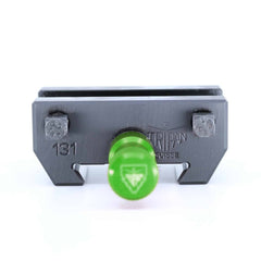 Ensemble porte-outil Tripan® 131 vu de face avec écrou de réglage vert