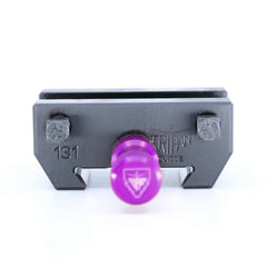 Ensemble porte-outil Tripan® 131 vu de face avec écrou de réglage violet