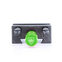 Ensemble porte-outil Tripan® 31B vu de face avec écrou de réglage vert