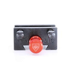 Ensemble porte-outil Tripan® 31C vu de face avec écrou de réglage rouge
