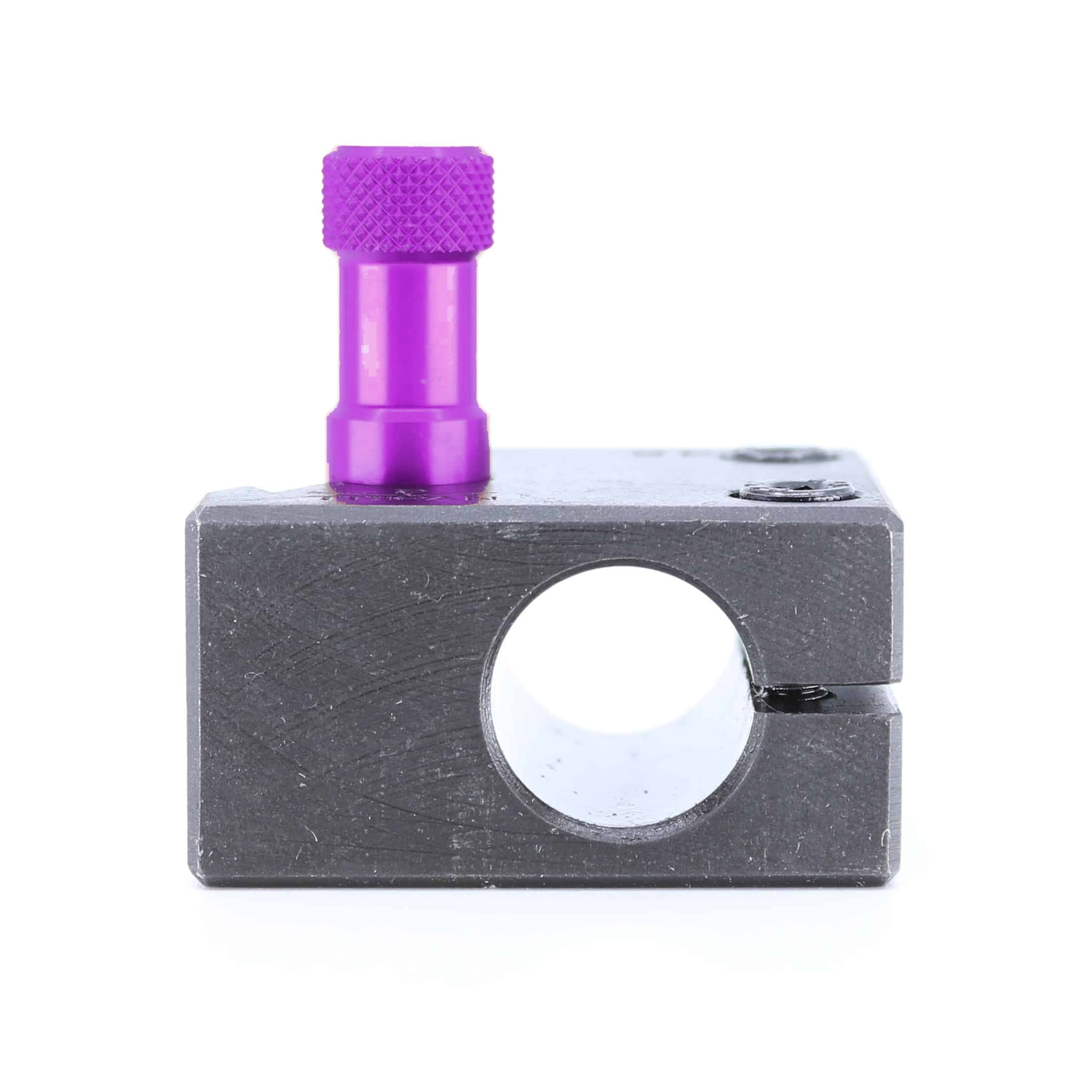 Ensemble porte-barre Tripan® 45 avec écrou de réglage violet