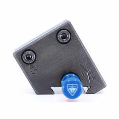 Ensemble porte-barre Tripan® 45 avec écrou de réglage bleu