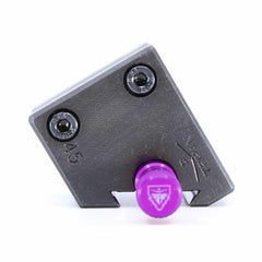 Ensemble porte-barre Tripan® 45 avec écrou de réglage violet