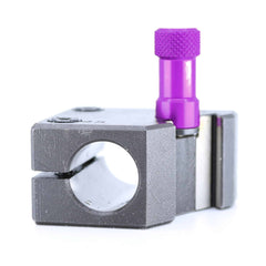 Ensemble porte-barre Tripan® 45 avec écrou de réglage violet