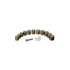 JURA Set of 15 Brass Collets Sizes Ø 15 - 22 mm
