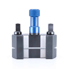 Ensemble porte-lame Tripan® 135 avec écrou de réglage bleu