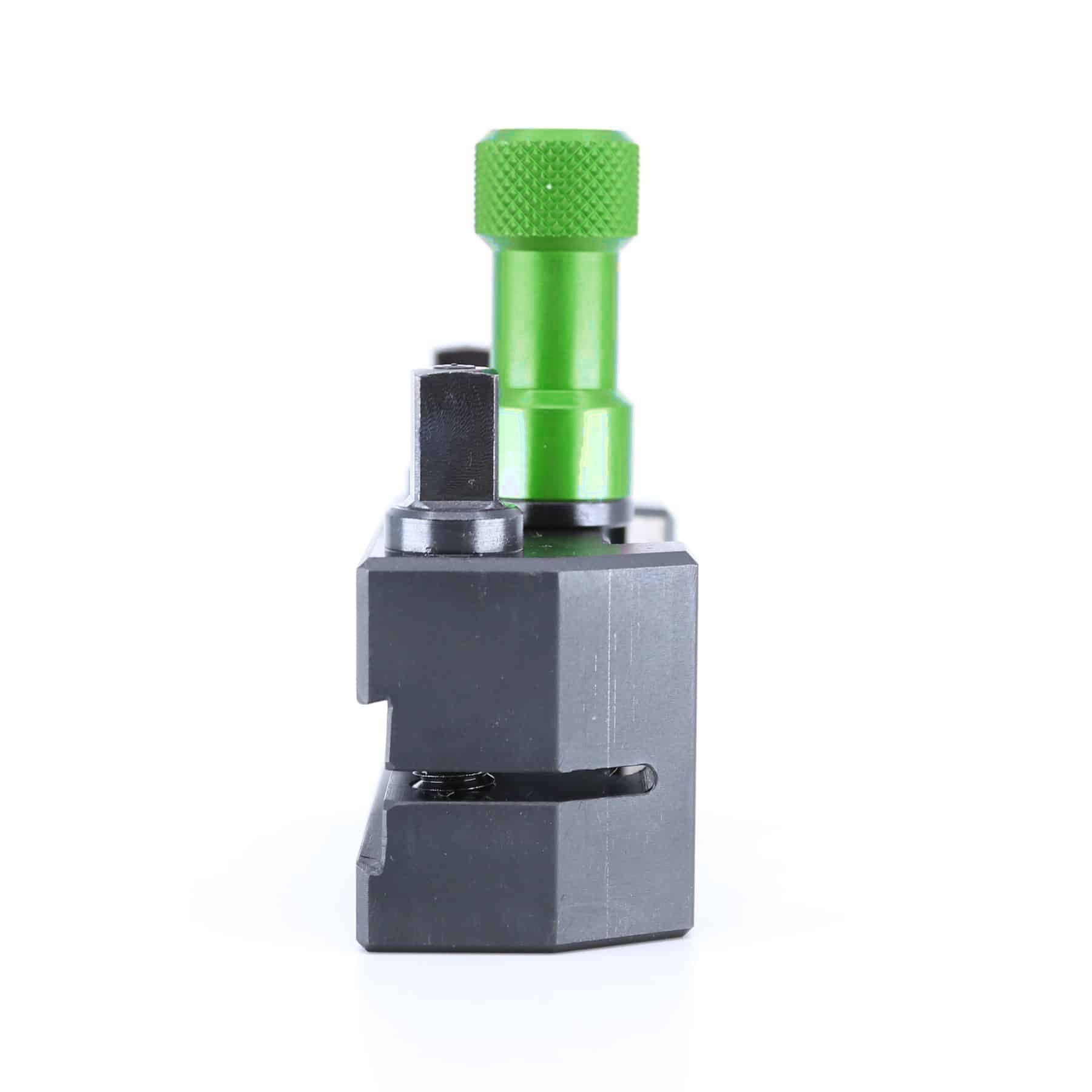Ensemble porte-lame Tripan® 135 avec écrou de réglage vert