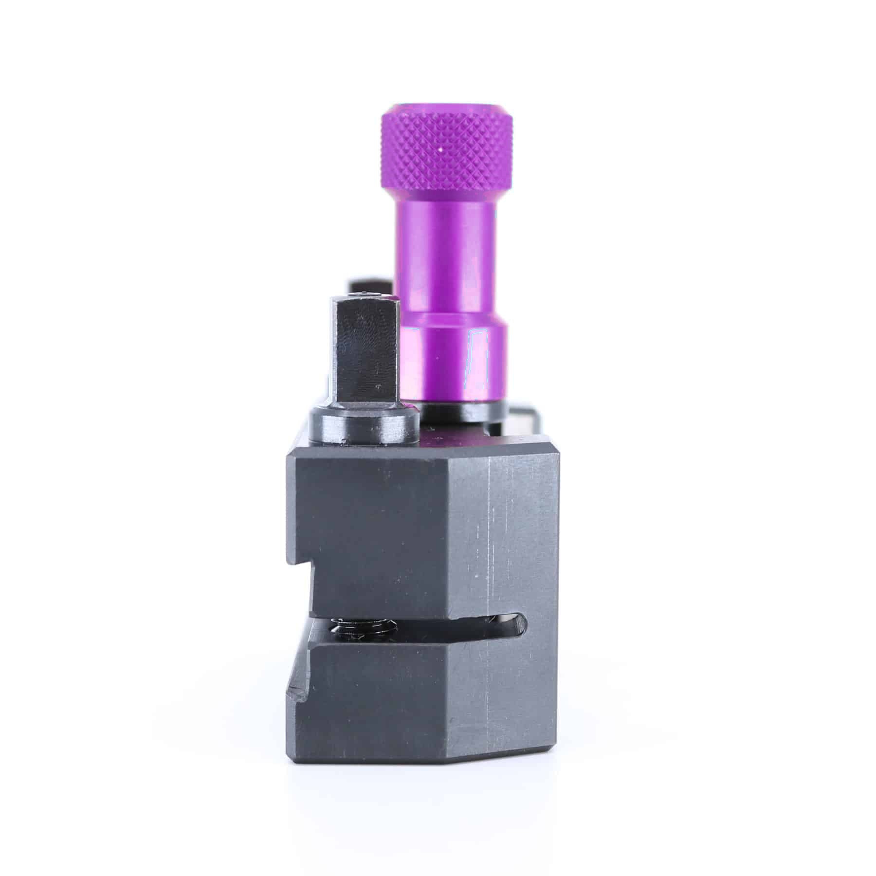Ensemble porte-lame Tripan® 135 avec écrou de réglage violet