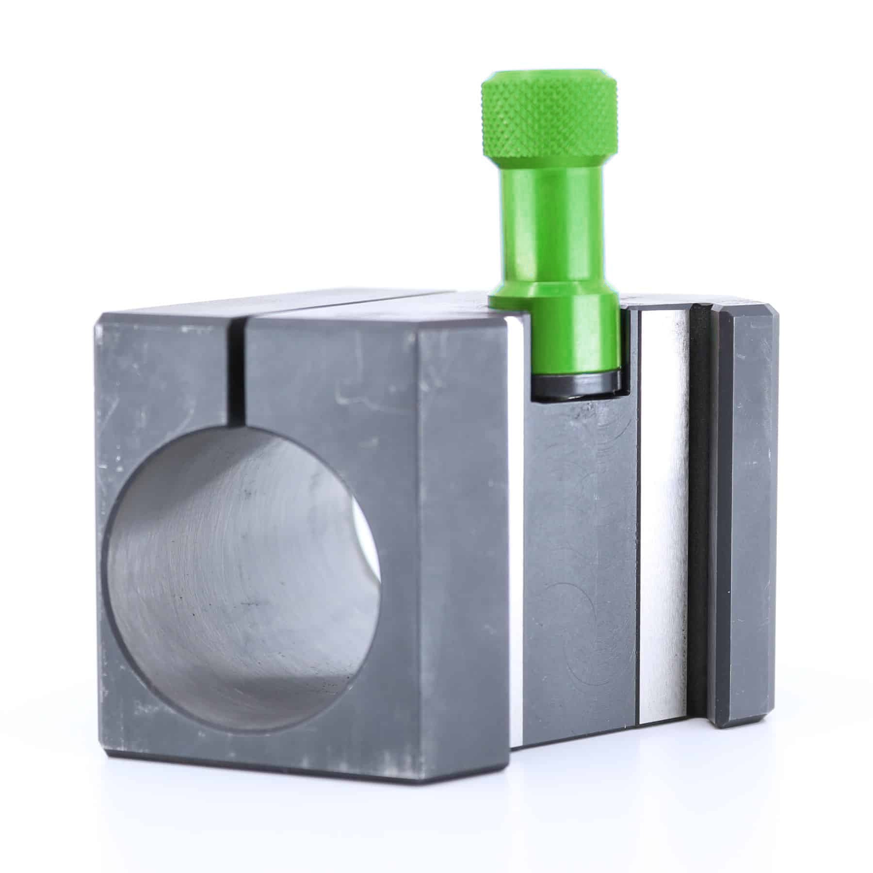Ensemble porte-barre Tripan® 133 avec écrou de réglage vert