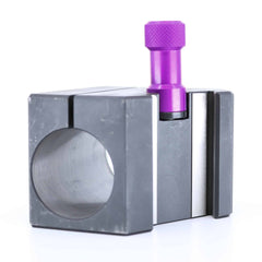 Ensemble porte-barre Tripan® 133 avec écrou de réglage violet