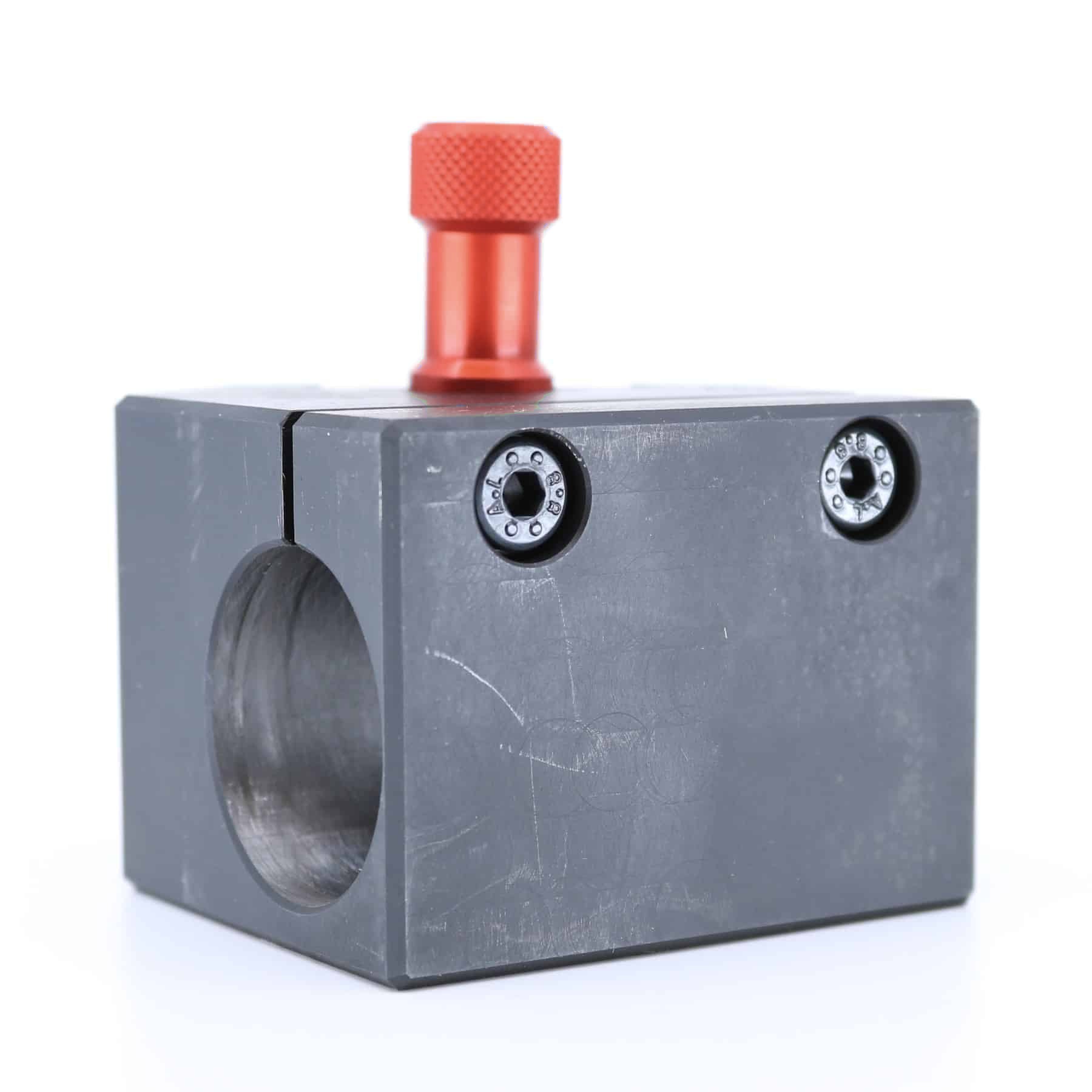 Ensemble porte-barre Tripan® 133 avec écrou de réglage rouge