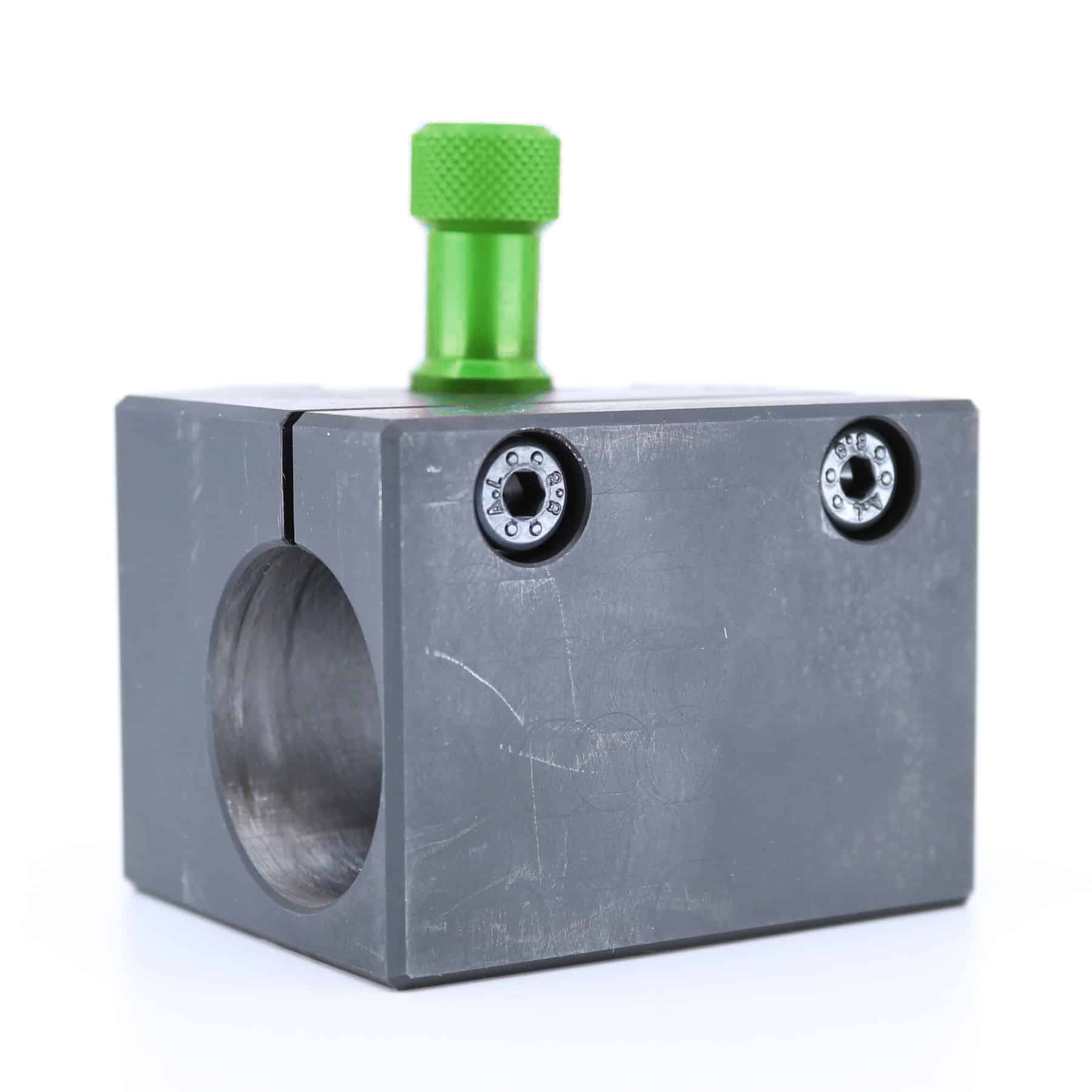 Ensemble porte-barre Tripan® 133 avec écrou de réglage vert
