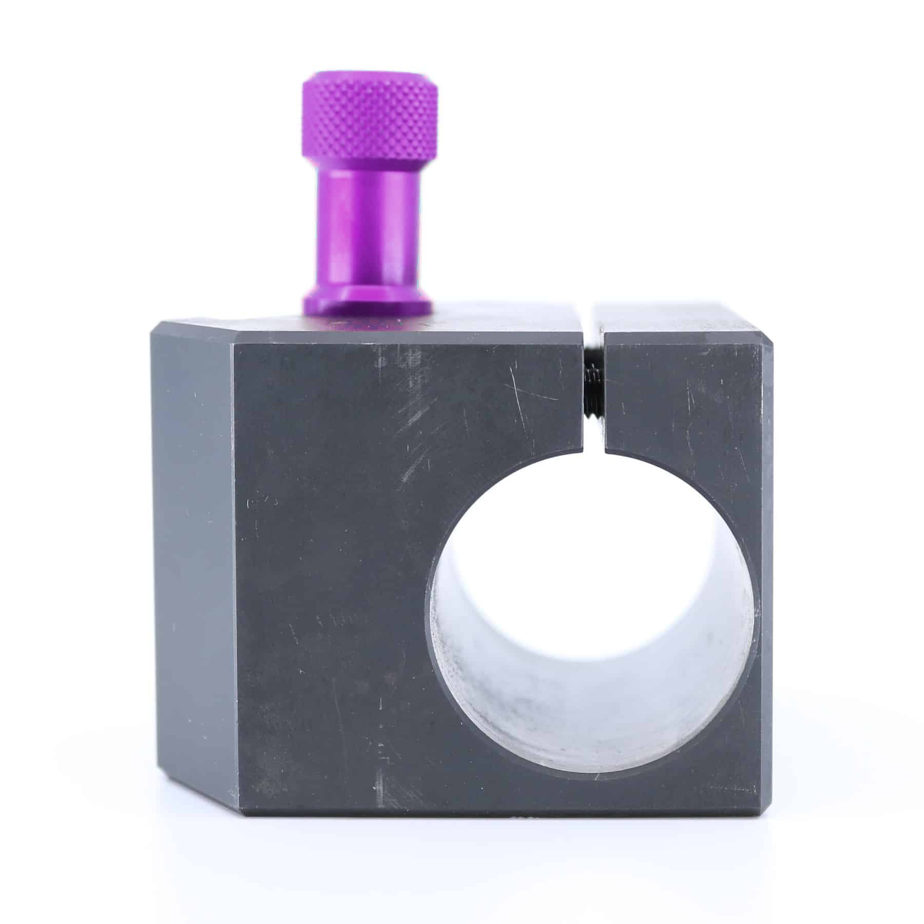 Ensemble porte-barre Tripan® 133 avec écrou de réglage violet