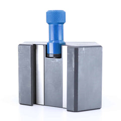 Ensemble porte-barre Tripan® 133 avec écrou de réglage bleu