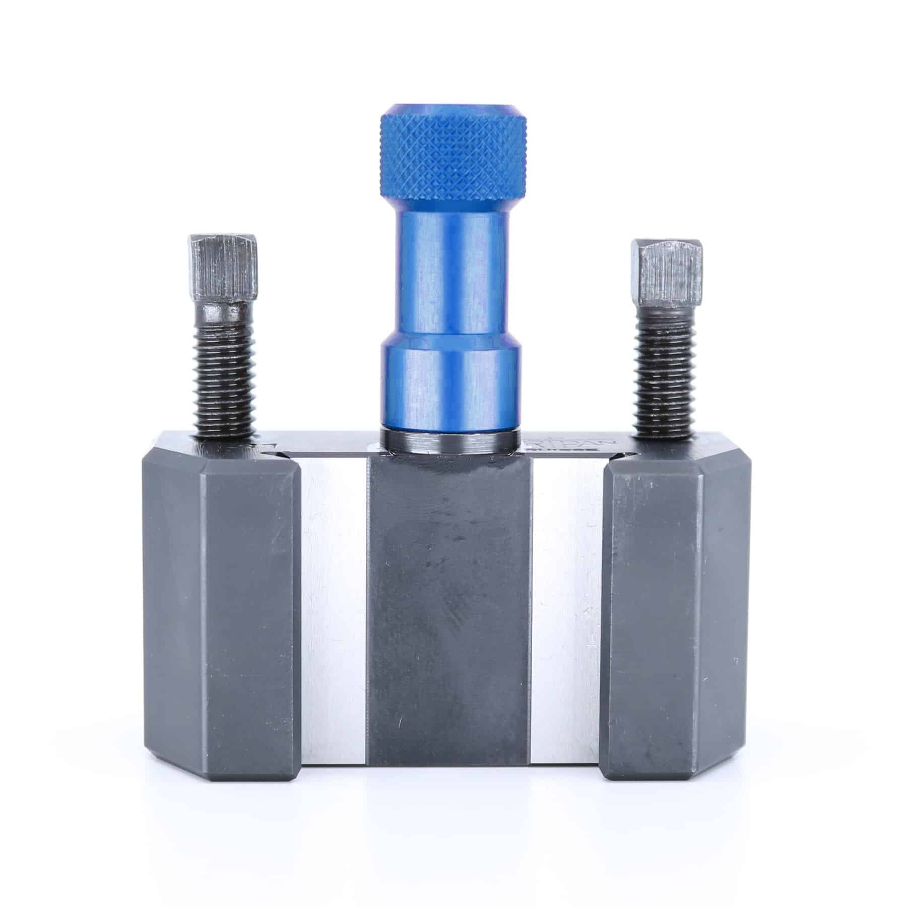 Ensemble porte-outil Tripan® 131 avec écrou de réglage bleu