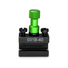 Porte-outil Tripan® 031B-40 avec écrou de réglage vert vu de face