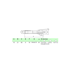 SCHAUBLIN F16 / 76-00830 Push-Type Collet