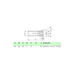 SCHAUBLIN F20 Dead Length Collet – Hexagonal / Ref. 76-00087