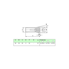 SCHAUBLIN F30 lisse / 76-00101 Push-Type Collet