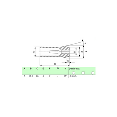 SCHAUBLIN F7 Push-Type Collet / 76-00206