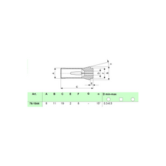 SCHAUBLIN F8 / 76-01844 Push-Type Collet