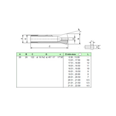 SCHAUBLIN L20 Pull-Type Collet