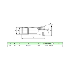 SCHAUBLIN P25 Pull-Type Collet