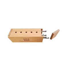 Wooden Stand with Set of 5 SwissKH® Pin Punches