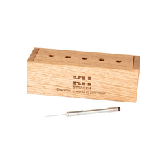 Wooden Stand with Set of 5 SwissKH® Pin Punches