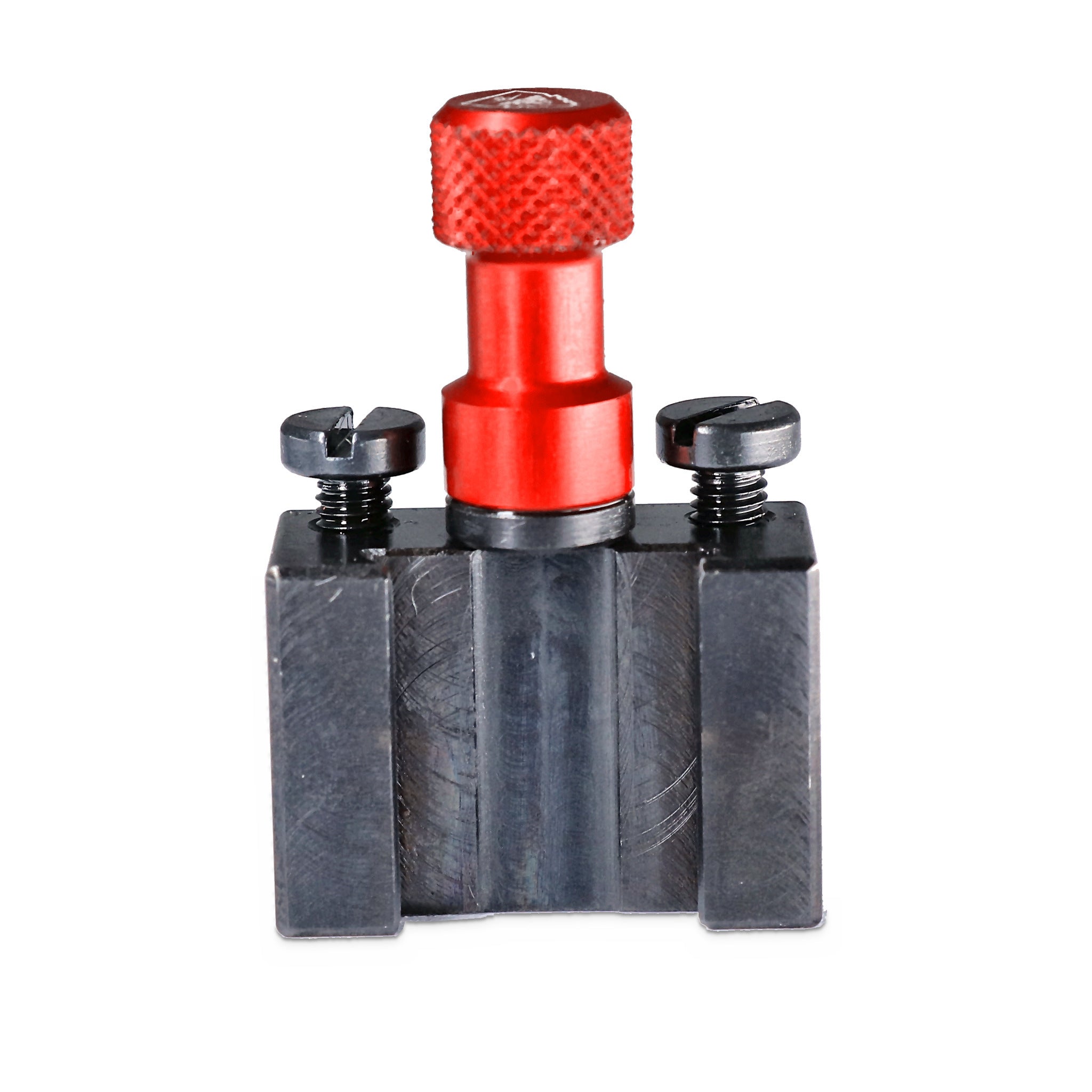 Porte-outil Tripan® 031-40 avec écrou de réglage rouge, côté rainure de logement