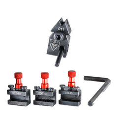 Coffret Watchmaker PRO Tripan® Série 00 avec écrous de réglage rouges, vue de trois quarts