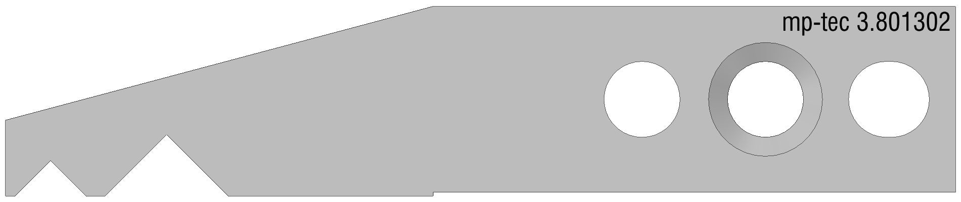 Mâchoire prismatique 90° Q-line 5 mm