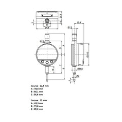 SYLVAC - Messuhr S_DIAL WORK SMART Bluetooth® IP67 – 805.6301