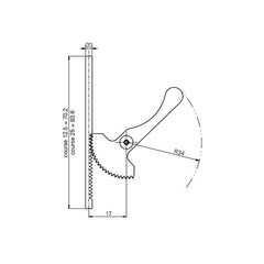SYLVAC - Anlüfthebel für Messweg 12,5/25 mm – 805.0214