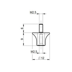 SYLVAC - Unterer Kunststoff-Abhebering – 905.2225