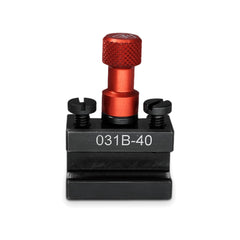 Porte-outil Tripan® 031B-40 avec écrou de réglage rouge vu de face