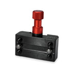 Ensemble porte-outil Tripan® 037 avec écrou de réglage rouge vu de trois quarts