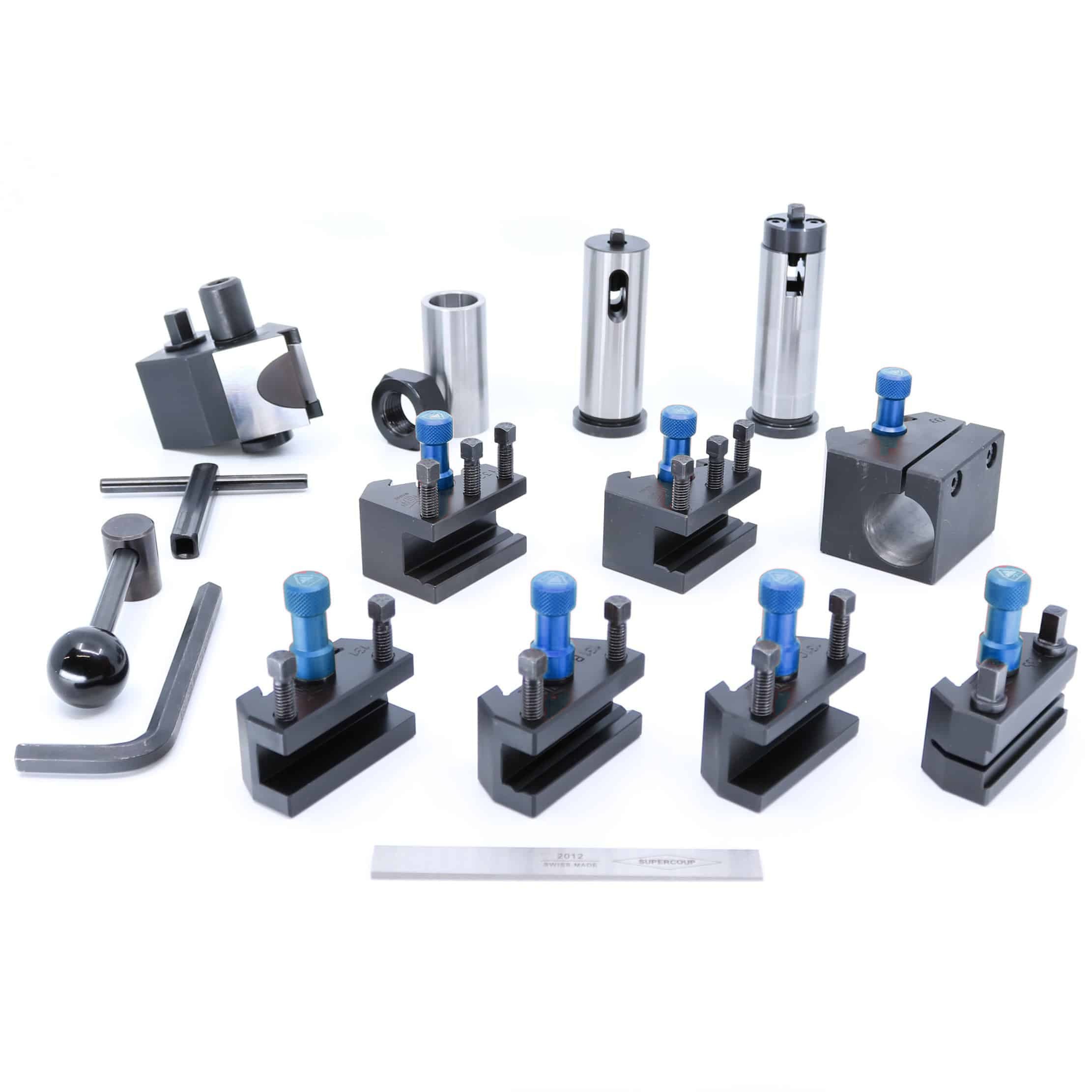 Coffret MASTER Tripan Serie 1, ecrous de reglage anodises bleus