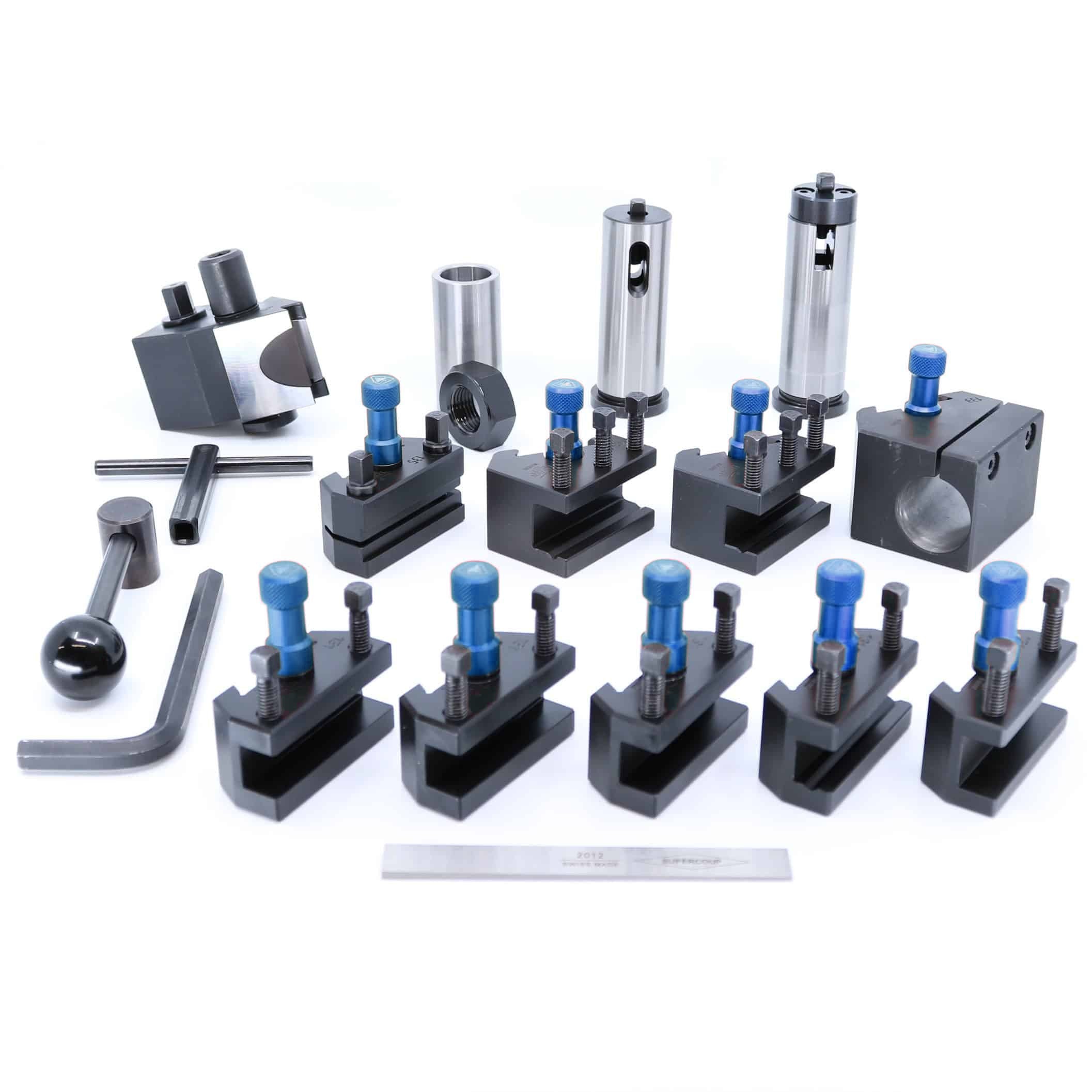 Coffret MASTER PLUS Tripan Serie 1, ecrous de reglage anodises bleus