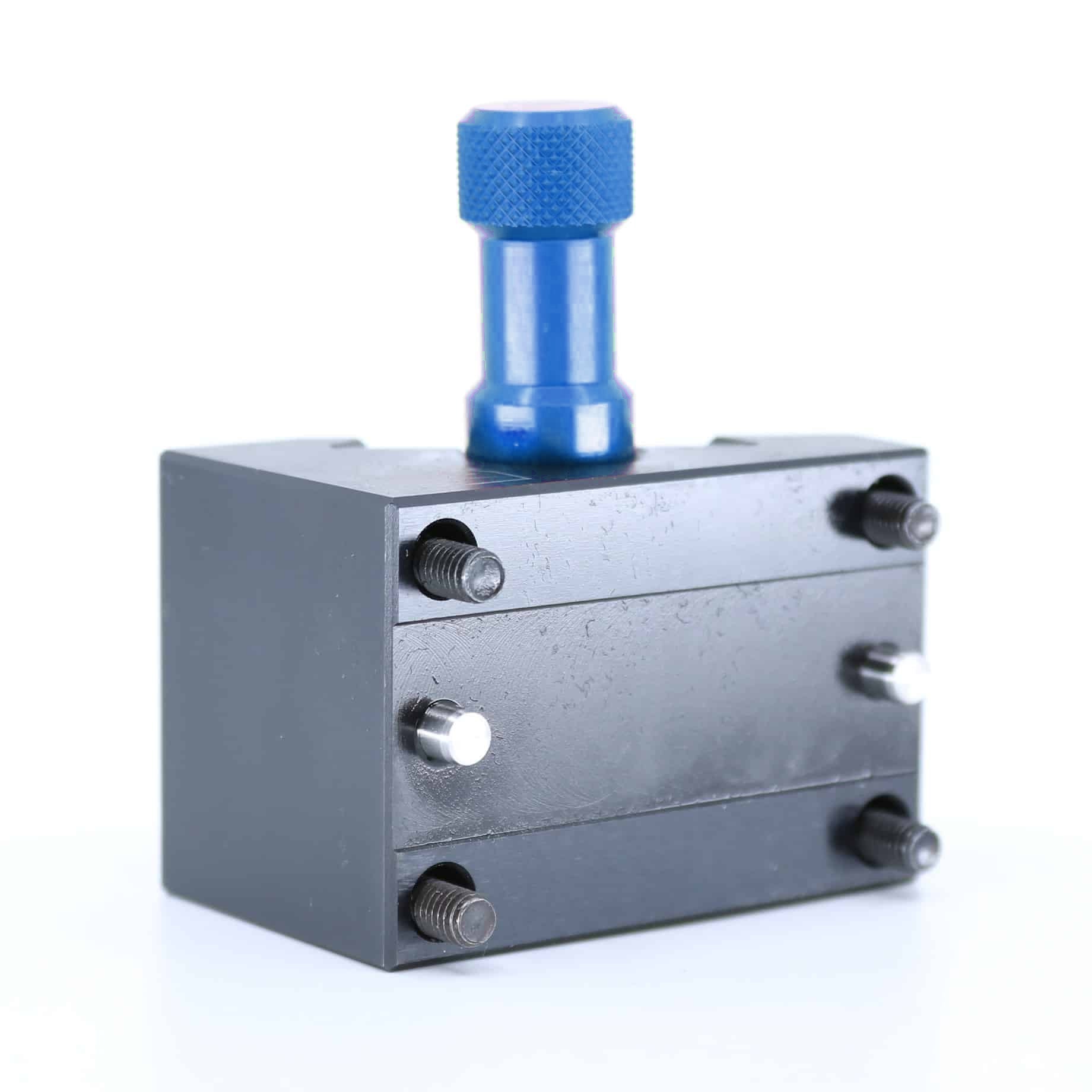 Ensemble porte-outil Tripan® 136 avec écrou de réglage bleu