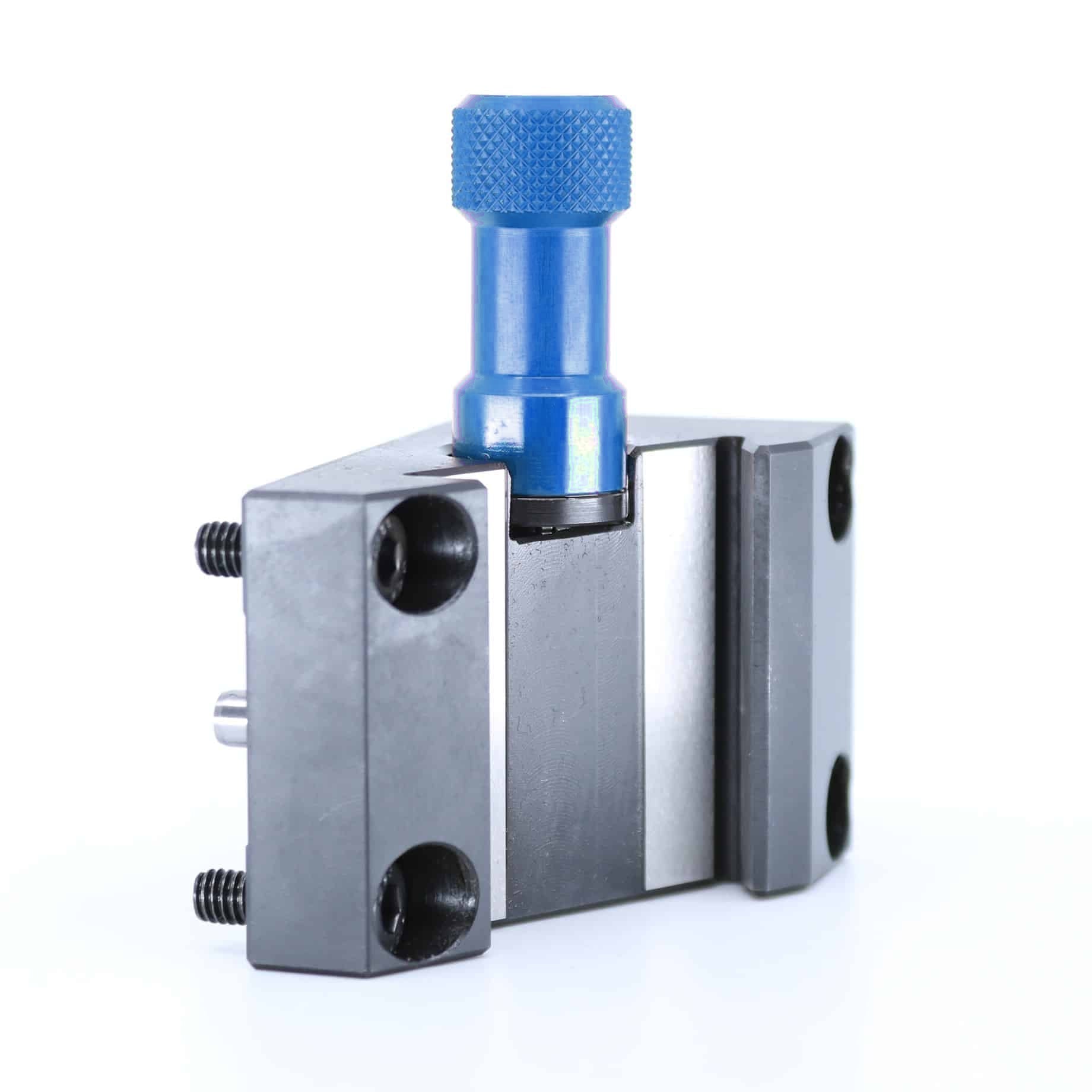 Ensemble porte-outil Tripan® 136 avec écrou de réglage bleu