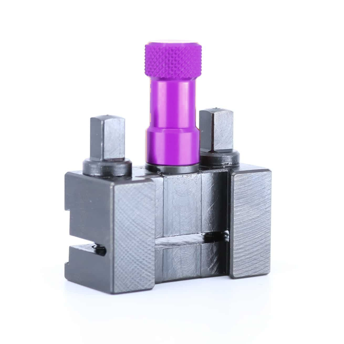 Ensemble porte-lame Tripan® 35 avec écrou de réglage violet