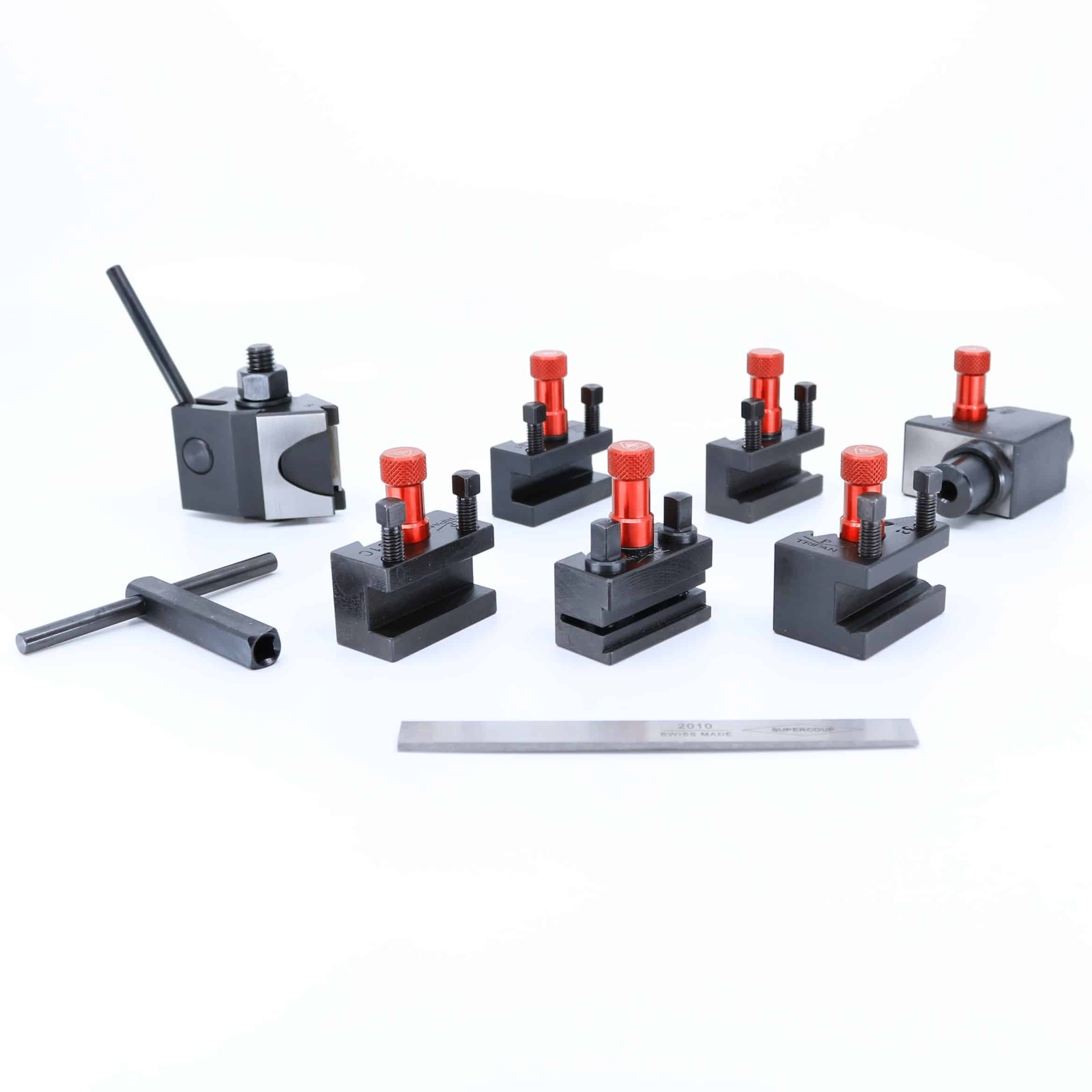 Set Watchmaker MASTER Tripan® Serie 0 mit roten Einstellmuttern