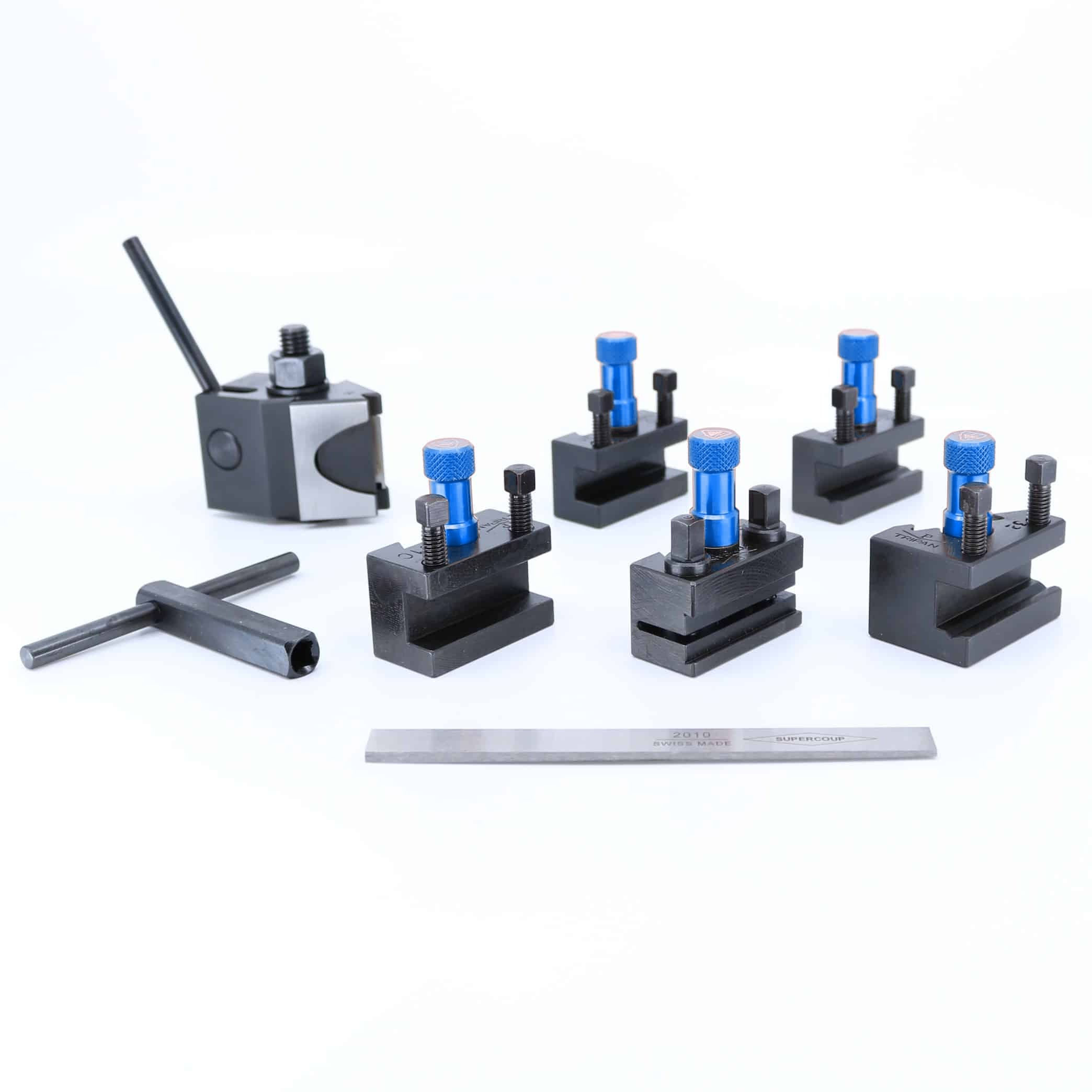 Coffret Watchmaker PRO Tripan® Série 0 avec écrous de réglage bleus