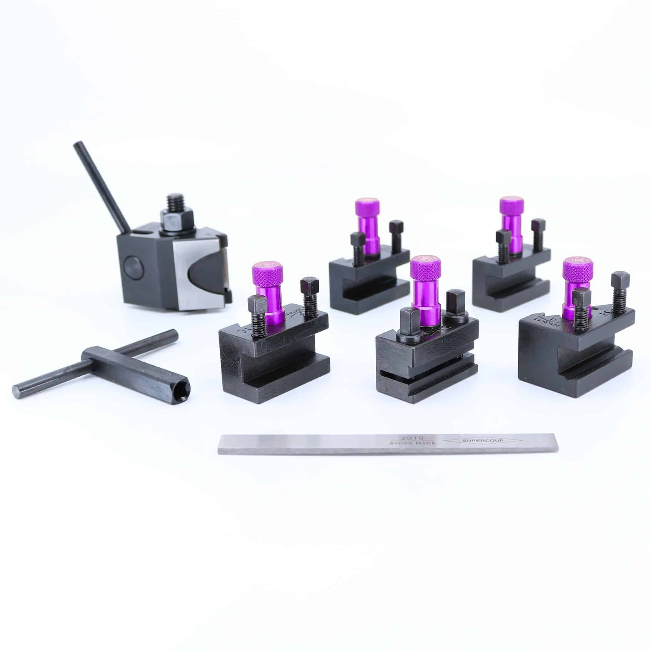 Coffret Watchmaker PRO Tripan® Série 0 avec écrous de réglage violets